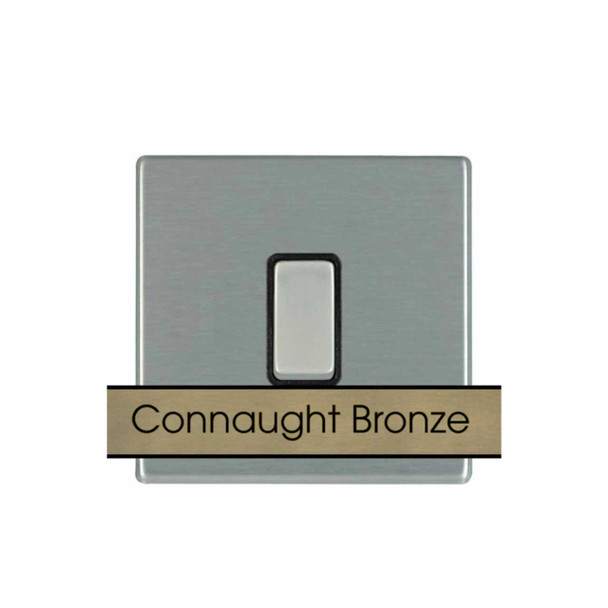 1 Gang Rocker Switch in Connaught Bronze Finish