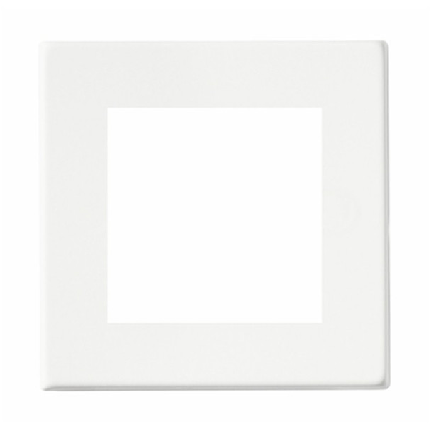 Hartland CFX Colours EuroFix Bright White Single Plate complete with 2 EuroFix Apertures 50x50mm and Grid