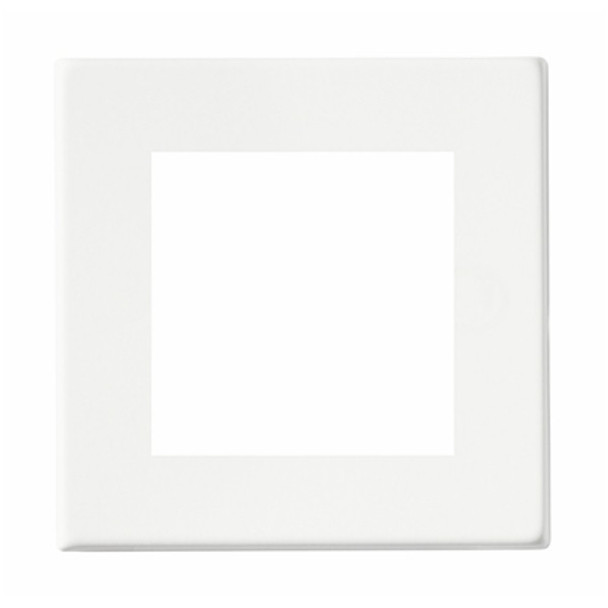 Hartland CFX EuroFix Prime White Single Plate complete with 2 EuroFix Apertures 50x50mm and Grid