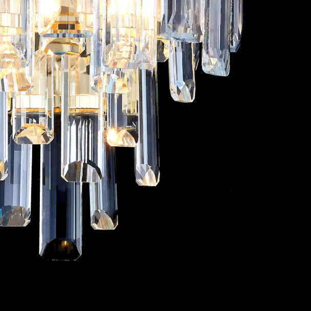 Crystal Dining or Bedroom Area Wall Light 2 Lamps