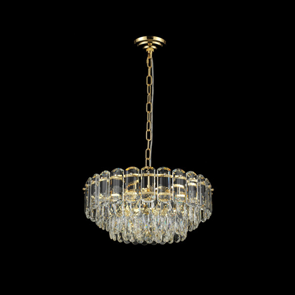 Small Crystal Glass Chandelier
