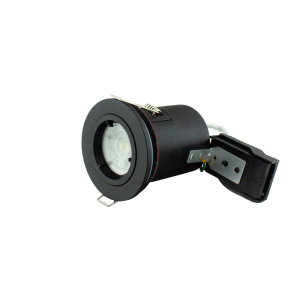 Fire Rated GU10 Downlight IP65 - Fixed Trim, Water Resistant