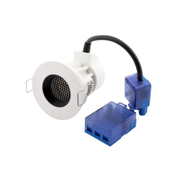 8W Honeycomb Dimmable LED Downlight IP65 & Fire Rated 4K