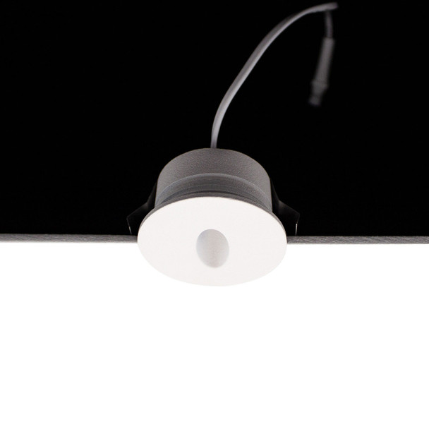 Small love level wall light in matt white
