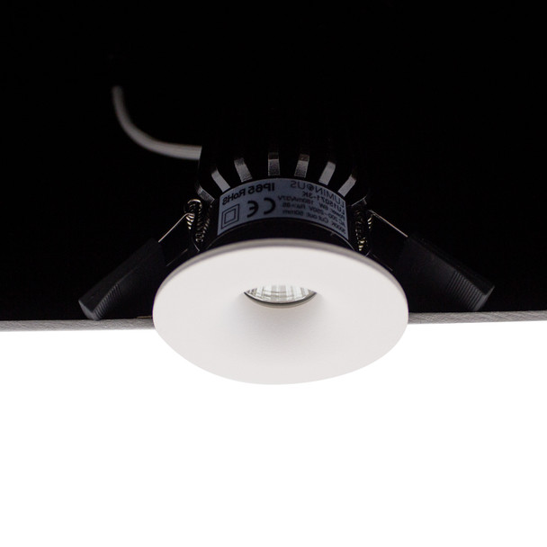 Mini Downlight Fixed Dimmable LED Fire Rated 3K IP65,  Bathroom Downlight.