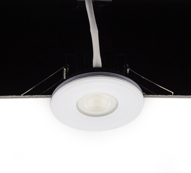 8W Dimmable IP65 & Fire Rated LED Downlight CCT Ceiling Installation