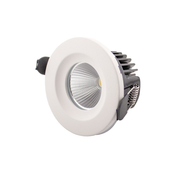 8W Dimmable LED Downlight 3000K IP65 & Fire Rated
