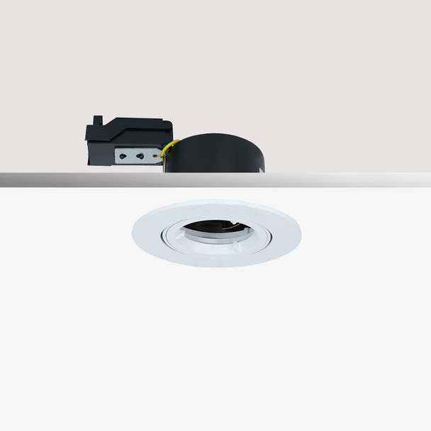 Adjustable Fire Rated GU10 Ceiling Downlight IP20 Up to 50W/ 90 min