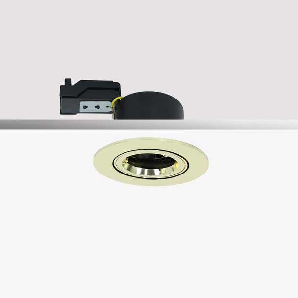 Adjustable Fire Rated GU10 Ceiling Downlight IP20 Up to 50W/ 90 min