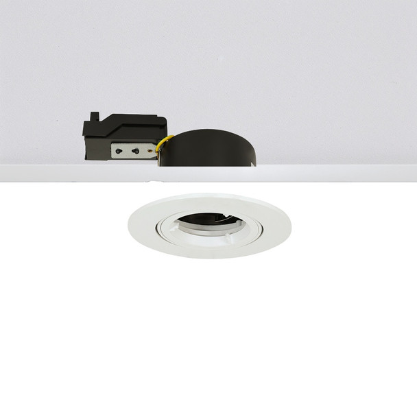 Adjustable Fire Rated GU10 Ceiling Downlight IP20 Up to 50W/ 90 min