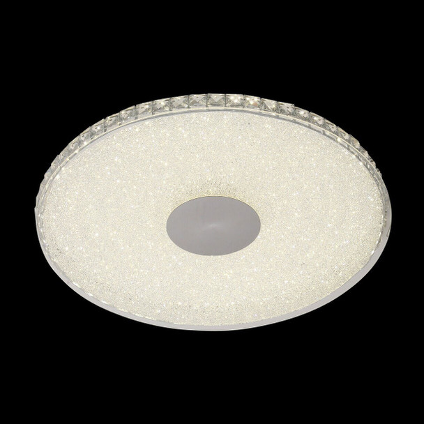 Aspen Round LED Glass Light in Chrome Finish