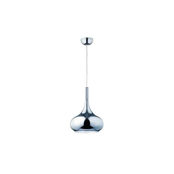 Pendant Light in Sandy Chrome Finish
