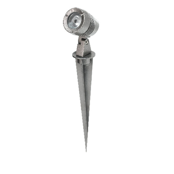Garden Cree COB LED Spike Light in Silver Finish