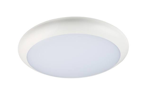 LED Bulkhead Wall & Ceiling Light +Emergency IP65