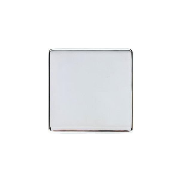 Studio Range Single Blank Plate in Polished Chrome