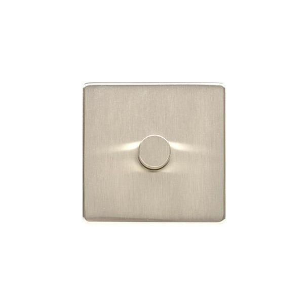 Studio Range 1 Gang LED Dimmer in Satin Nickel  - Trimless