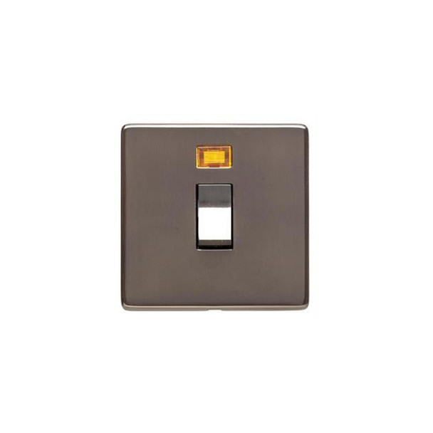 Studio Range 20A Double Pole Switch with Neon in Polished Bronze  - Trimless