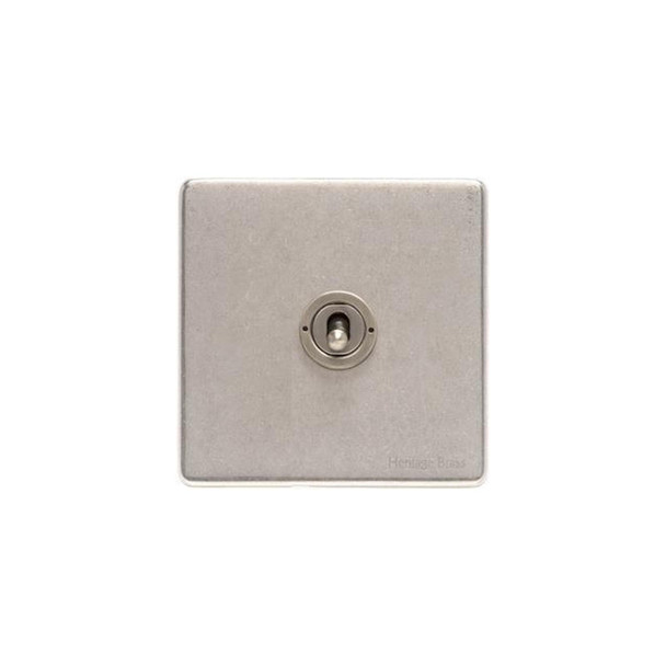 Vintage Range 1 Gang Intermediate Toggle Switch in Rustic Nickel