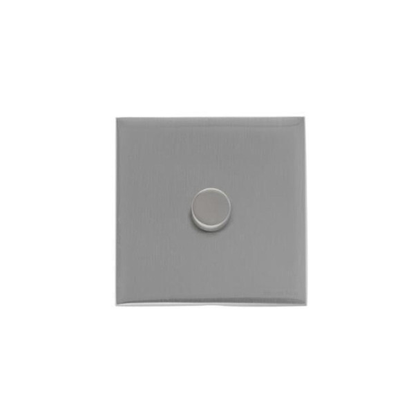 Winchester Range 1 Gang Dimmer (400 watts) in Satin Chrome Silk  - Trimless