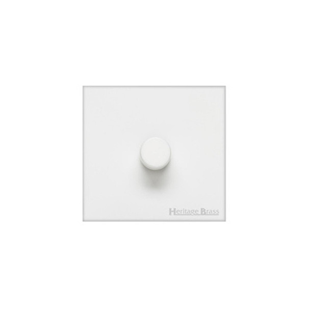 Windsor Range 1 Gang LED Dimmer in Matt White