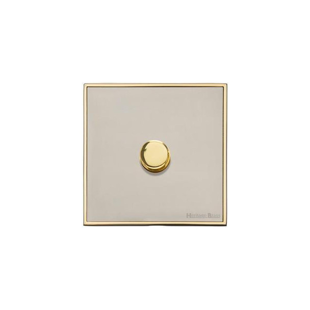 Executive Range 1 Gang LED Dimmer in Satin Nickel  - Trimless