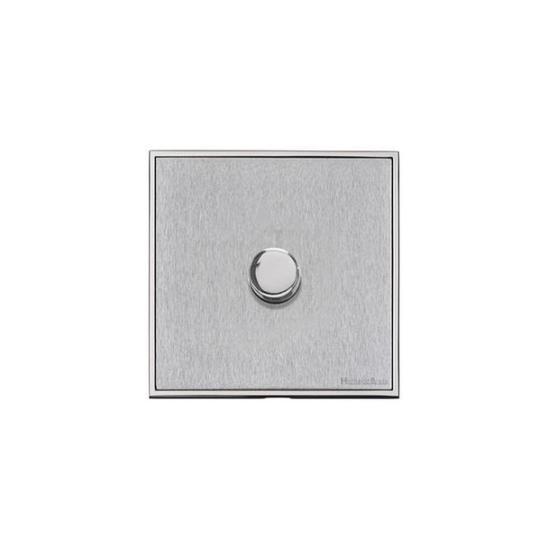 Executive Range 1 Gang Dimmer (400 watts) in Satin Chrome  - Trimless