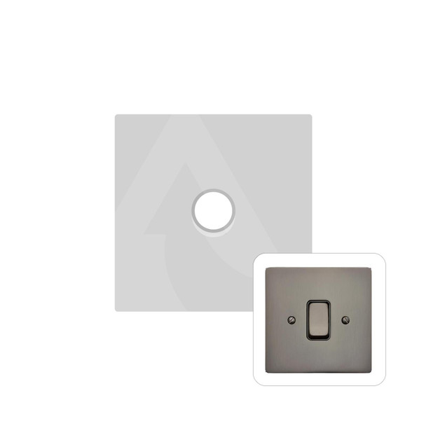 Stylist Grid Range 1 Gang Low Voltage Dimmer 400VA in Polished Bronze  - Trimless