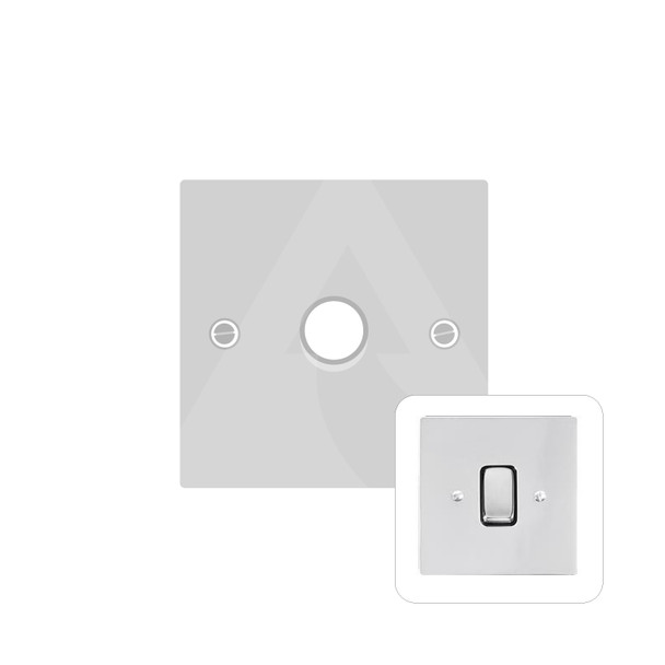 Stylist Grid Range 1 Gang Low Voltage Dimmer 250VA in Polished Chrome  - Trimless