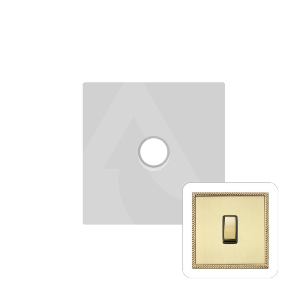 Gainsborough Range 1 Gang Dimmer (400 watts) in Satin Brass  - Trimless