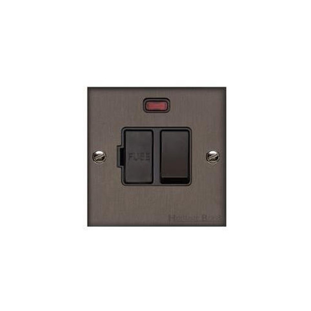 Richmond Elite Low Profile Range Switched Spur with Neon (13 Amp) in Matt Bronze  - Black Trim