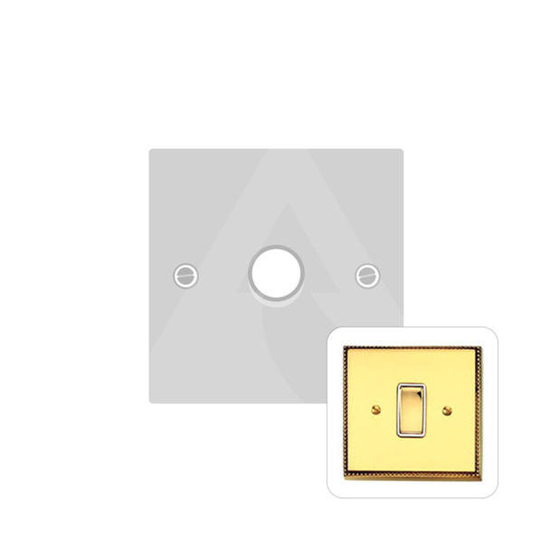 Contractor Range 1 Gang LED Dimmer in Polished Brass  - Trimless - A971/TED
