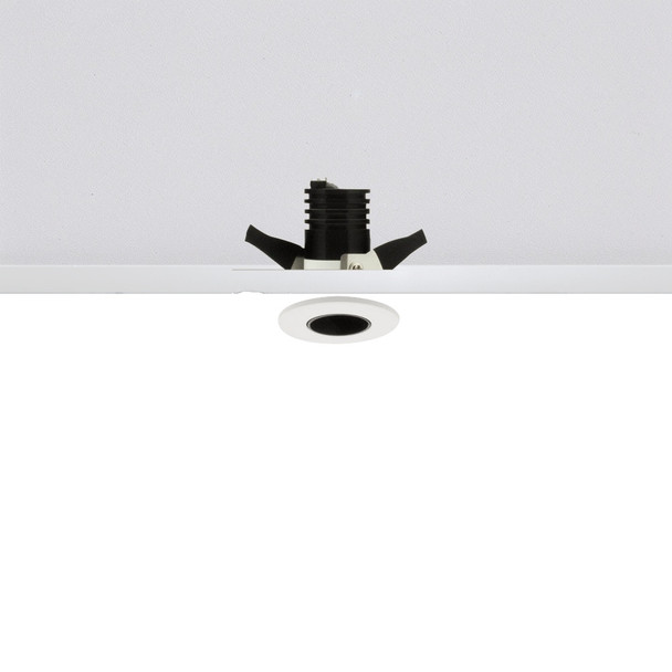 Fire Rated Mini Marker Light in Matt White Finish IP65