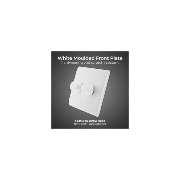 Scratch Resistant White Dimmer