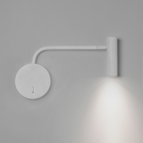 Enna Wall LED in Matt White Adjustable Reading Light