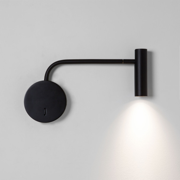 Enna Wall LED in Matt Black Adjustable Reading Light