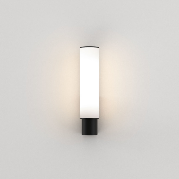 Kyoto LED in Matt Black Bathroom Wall Light IP44