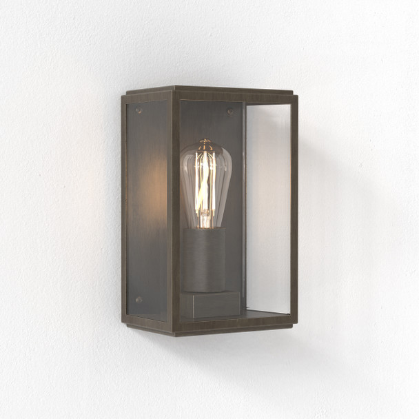 Homefield 160 in Bronze Modern Lantern Wall Light