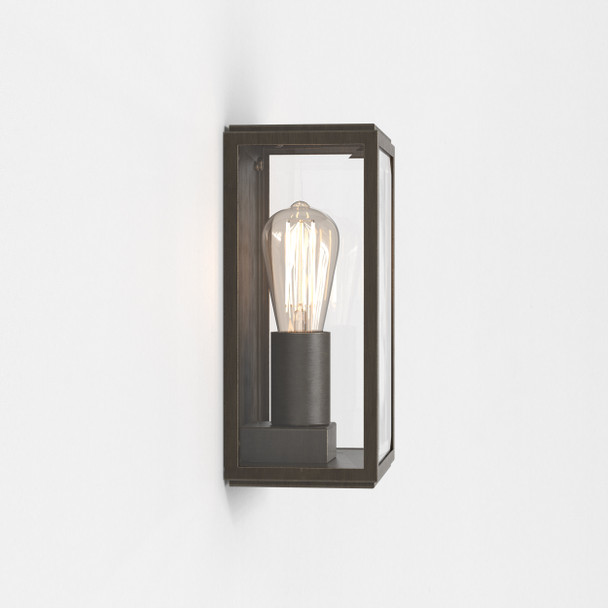 Homefield 160 in Bronze Modern Lantern Wall Light