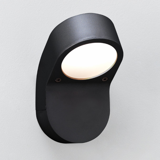 Soprano Wall in Textured Black Outdoor Wall Light IP44