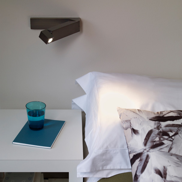 Tosca LED Foldable Reading Light Bedside Installation -