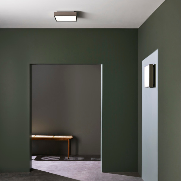 LED Bathroom Flush Ceiling Light, IP44. Astro Bathroom Lighting, Bathroom Installation