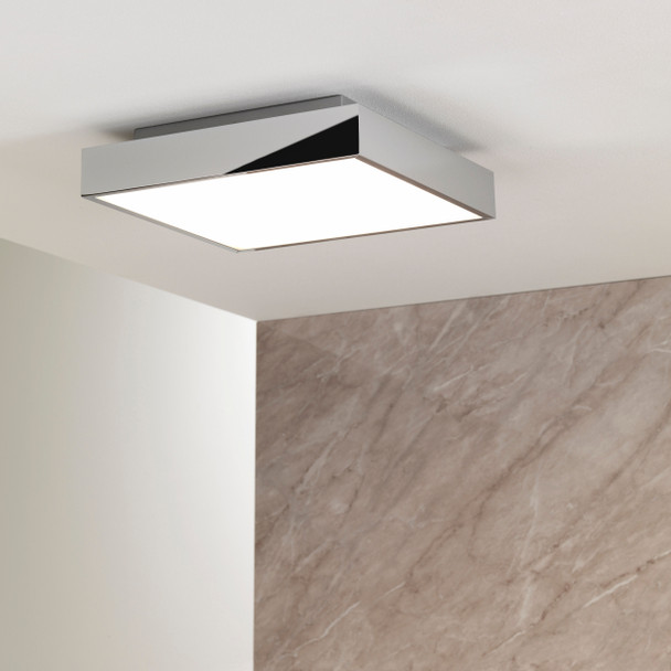 Taketa 400 LED Ceiling Flush Light Ceiling Installation. Astro Bathroom Lighting