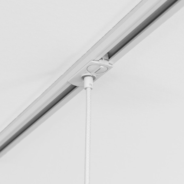 Track Pendant Suspension Kit in Matt White