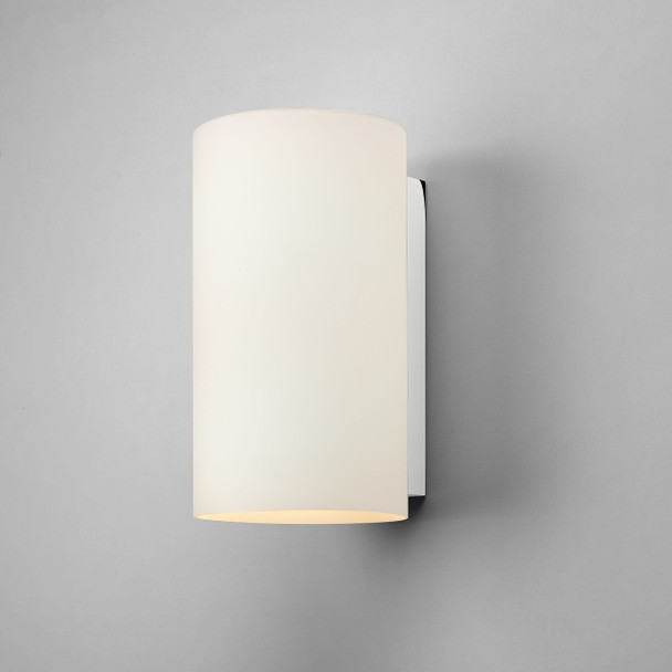 Cyl 260 in White Glass Wall Light Switched Off