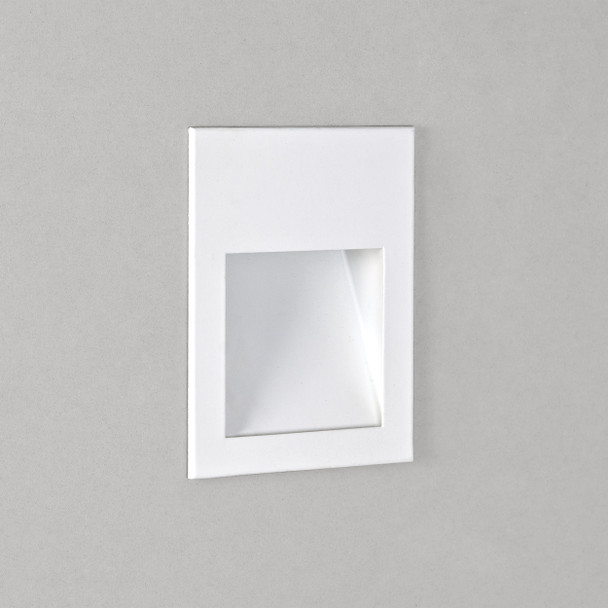 Borgo 54 LED Low Level Wall Light in Matt White, Low Level Lighting, Bathroom Lighting