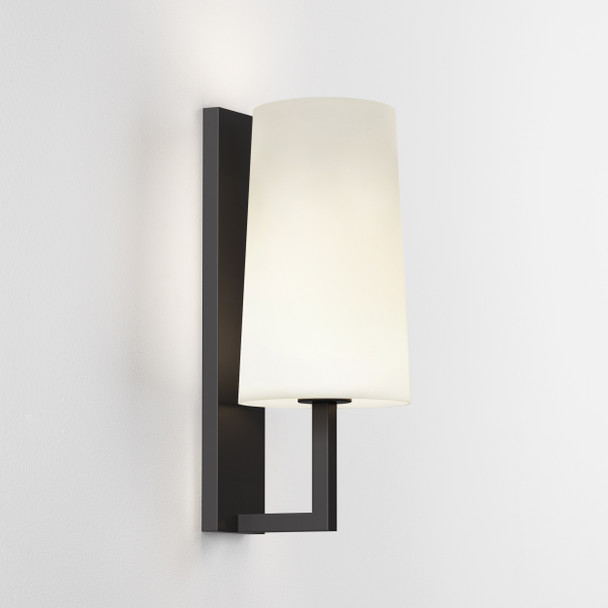 Riva 350 in Matt Black Bathroom Wall Light