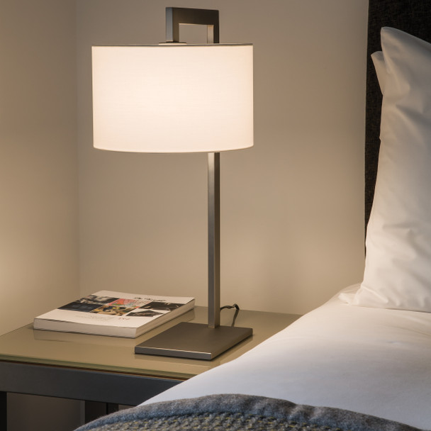 Ravello Table Lamp Positioned Bedside