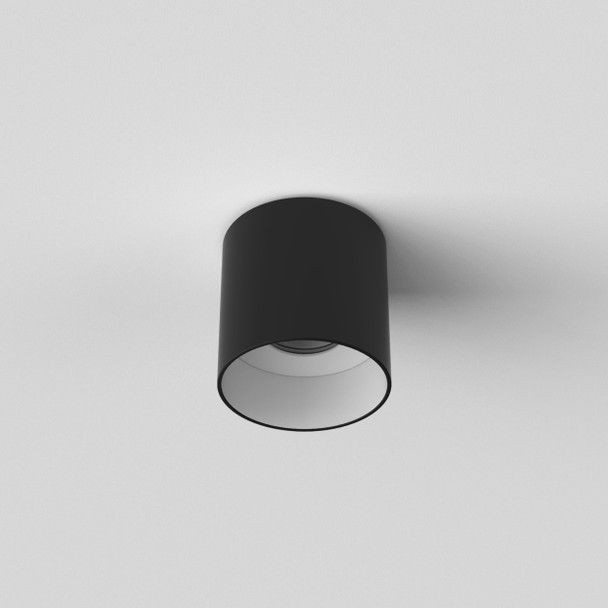 Osca LED Round Semi Flush Ceiling Light Switched Off, Astro Semi-Flush Lighting