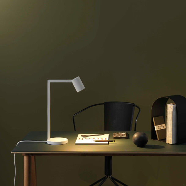 Ascoli Desk in Matt Black Lamp Reading Spotlight