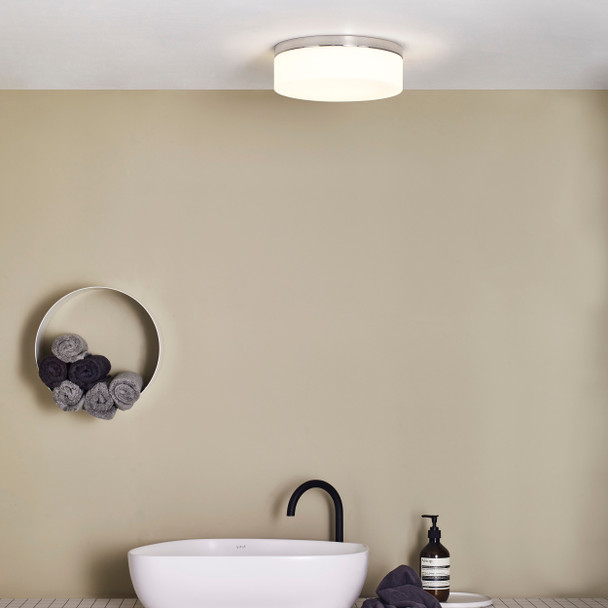 Sabina 280 Bathroom Ceiling Flush Light IP44, Bathroom Installation